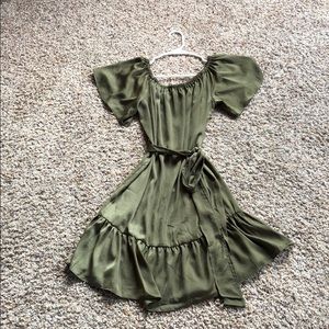 Goldray silky dress